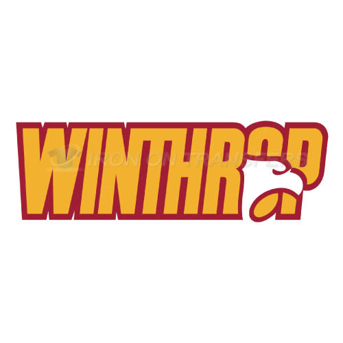 Winthrop Eagles Logo T-shirts Iron On Transfers N7014 - Click Image to Close